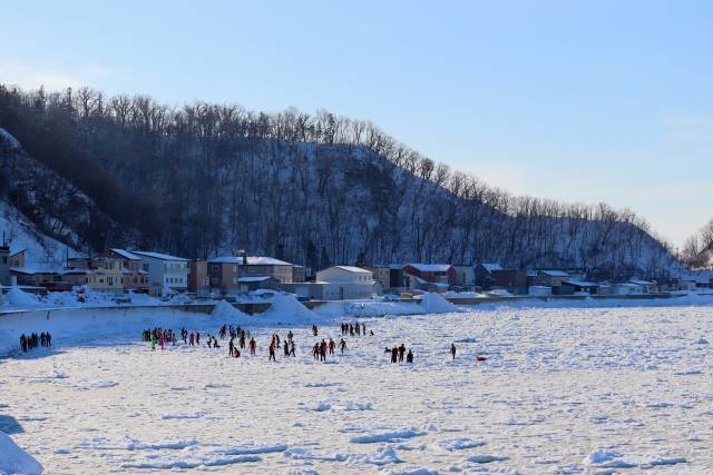 流氷ウォーク